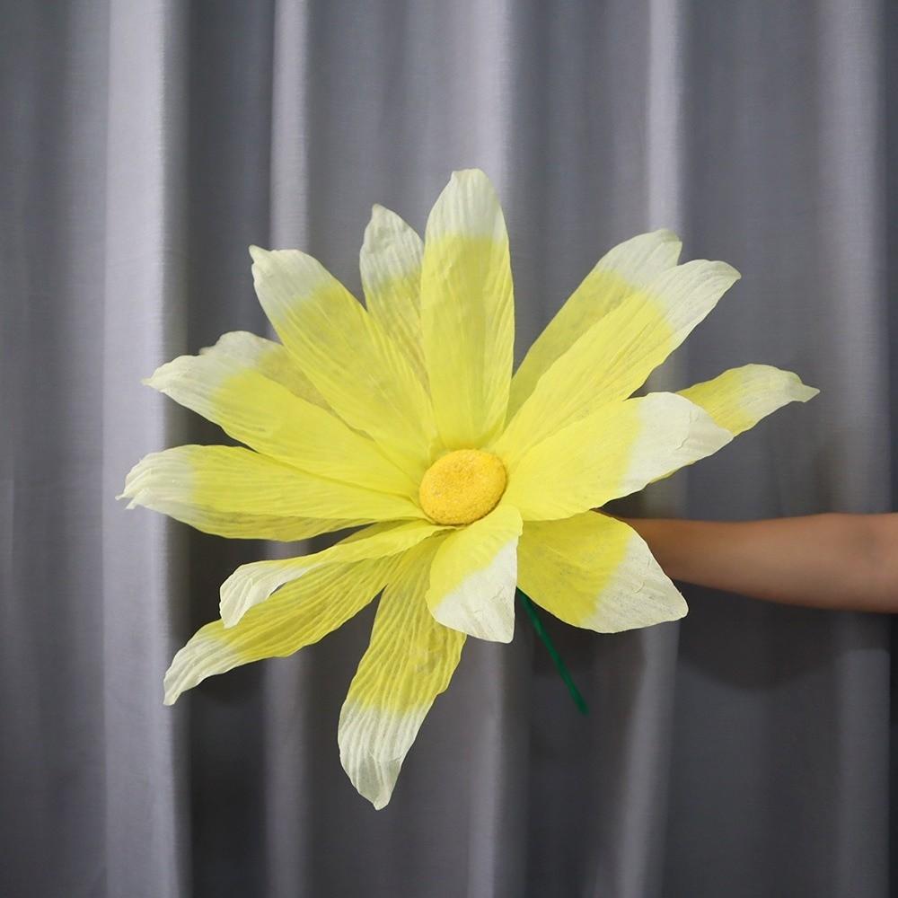 Giant Simulation Daisy 50cm Fake Flowers Welcome Flower Wedding Party Background Wall Decoration