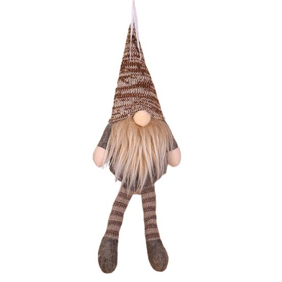 Рождественский Санта-Гном Лесной Безликий Кулон Кукла Домашнее Кафе Праздничный Декор Подарочная Игрушка