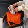 Женские сумки через плечо, холщовые однотонные повседневные сумки-тоут, женские сумки-мессенджеры, брендовые дизайнерские сумки Simplicity Girl'S