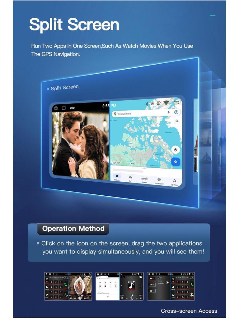 Система Android-навигации и камеры заднего вида для Mercedes-Benz ML-Class W164