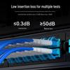 Shengwei LC-FC Single-Mode Armored Fiber Optic Patch Cord