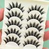 Handmade False Eyelashes Wispy Fluffy 3D Messy Fake Lashes  Eye Makeup Tools