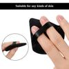 Black Triangle Makeup Sponge - Mini Precision Sponge for Flawless Blending, Non-Absorbent & Travel-Friendly