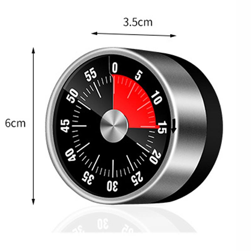 Механический кухонный таймер, 60-минутный таймер с громким будильником, магнитные часы