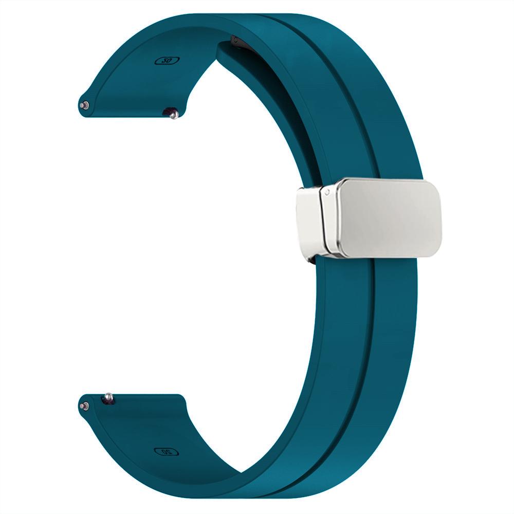 20 мм 22 мм ремешки для часов для Amazfit GTS 4/3/2/2e/GTS2 Mini/GTR 4/Pro/helio Магнитная петля силиконовый браслет Amazfit bip 3 5 6 ремешок
