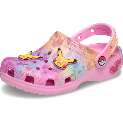 Детские кроксы Crocs Пикачу Розовые Classic Clog, Мульти, 21 см