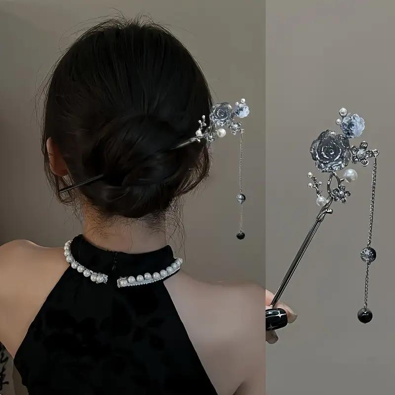 6-piece alloy butterfly hairpin set, retro and fashionable hair accessories, perfect for birthdays, Hair Pin