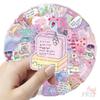 50Pcs/Set Mental Health . Funny Healing Slang Shiny Stickers DIY Fashion Waterproof Doodle Decals Stickers