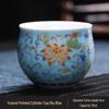 Chaxun 75ml Cylinder Enamel Ceramic Tea Cup