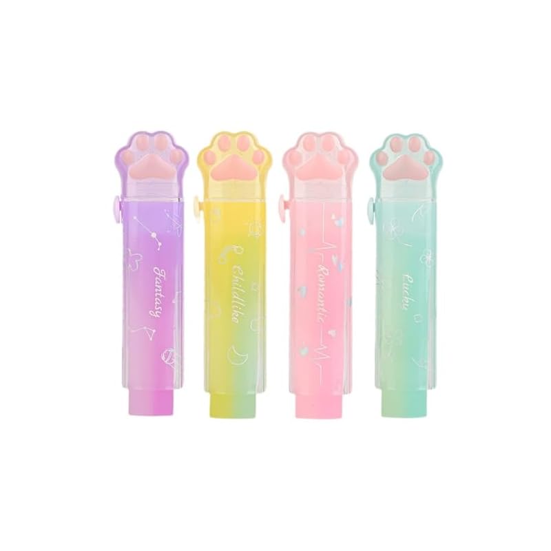 Ластики с блестками, идеально подходят для учеников начальной школы, стирают чисто и легко, милые ластики с персонажами для детей, разноцветный растягивающийся пиксель-арт