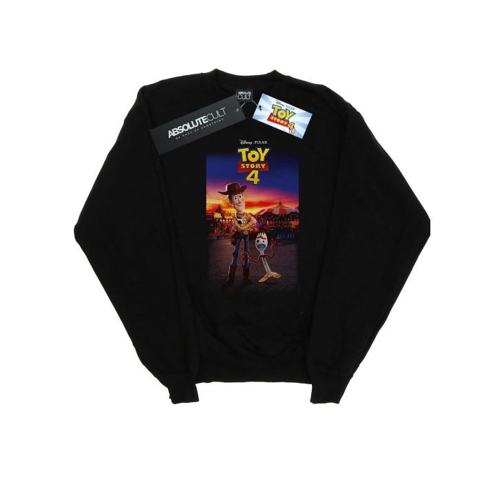 Disney Mens Toy Story 4 Woody And Forky Poster Sweatshirt
