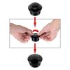 Black Gas Cap Aluminum for Harley Gas Cap Fuel Filler Cap Motorcycle Gas Cap