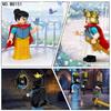 Princess and Dwarfs Building Blocks Mini Figures Small Particles Assembly Toys, Educational Creative Gift for Kids