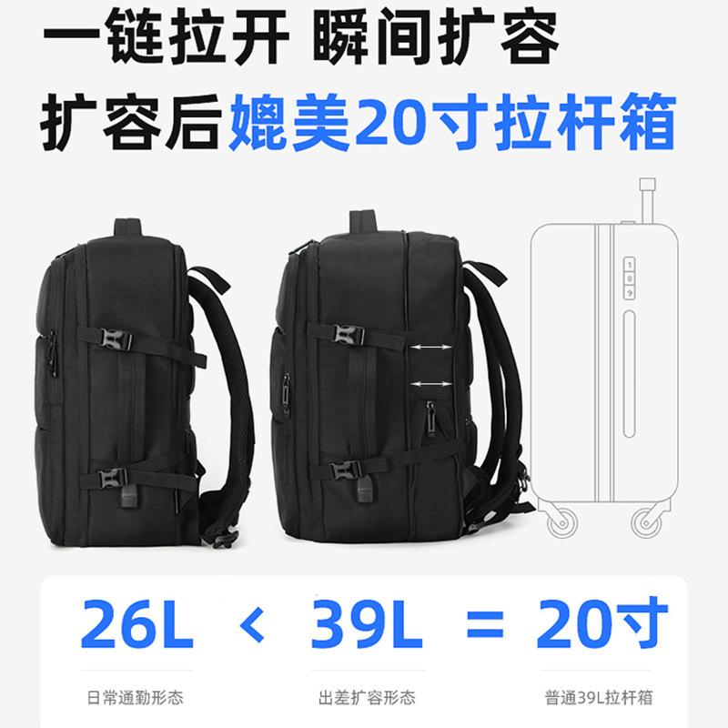 Новый унисекс однотонный водонепроницаемый и дышащий деловой модный повседневный универсальный рюкзак для повседневного использования