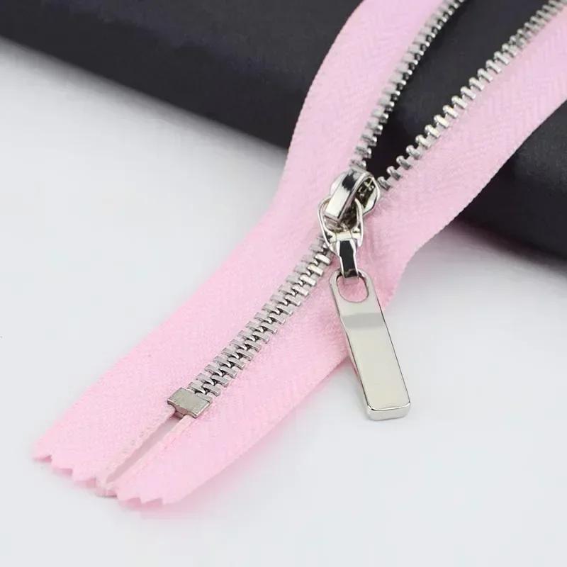 5/10 шт. №3 15-30 см Металлическая молния с закрытым концом для кошелька, сумочки, декоративная молния-застежка на одежду, карманы, аксессуар для шитья DIY