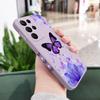 Printed Butterfly Phone Case For Samsung Galaxy S25 S24 S23 S22 S21 S20 Ultra Plus FE S10 S9 S10E Note 20 ultra 10 9 Plus Cover