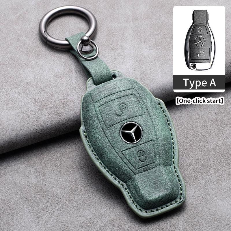 Car Key Case Cover For Mercedes Benz A C E S G Class GLC CLE CLA GLB GLS W177 W205 W213 W222 AMG W206 W223 S350 C260 C300 S400