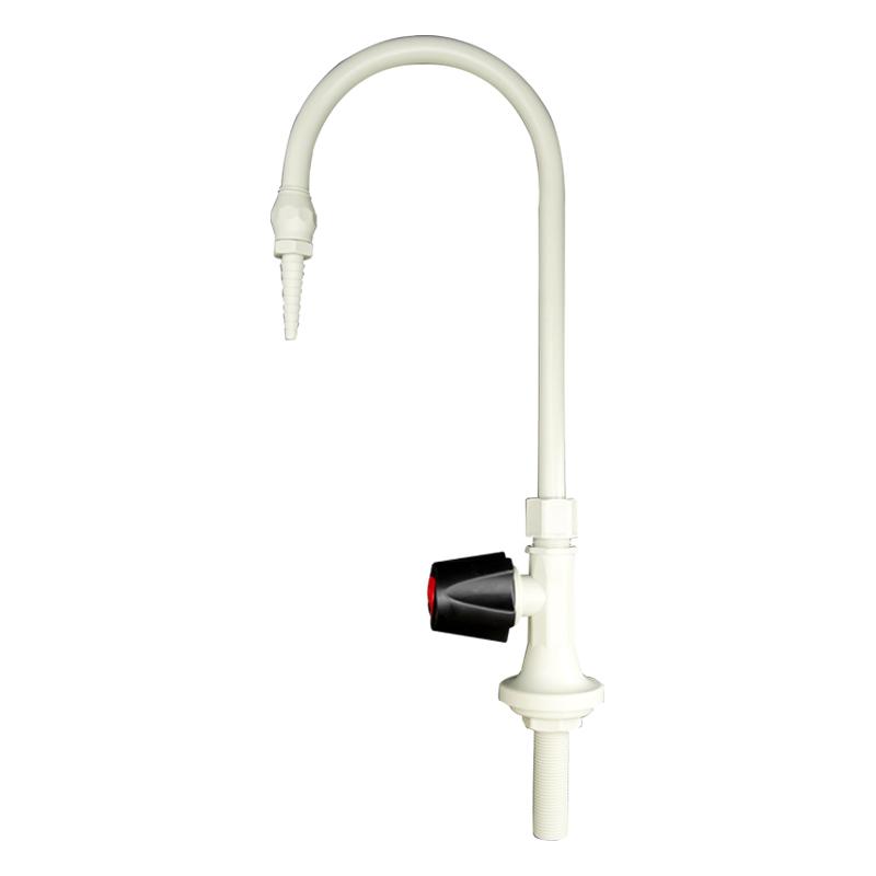 New Design Polished Finish 1/2" PP Gooseneck Basin Faucet Mixer Tap with Ceramic Cartridge for Bathroom Sink