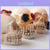 Halloween Skull Rose Model Ornament Small Night Light For Room Decoration