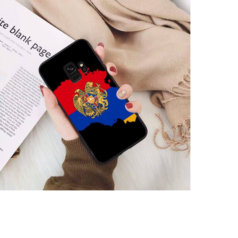 Чехол для телефона с армянским флагом Армении для Samsung Galaxy S20 S10 Plus S10E S5 S6 S7edge S8 S9 S9Plus S10lite 2020
