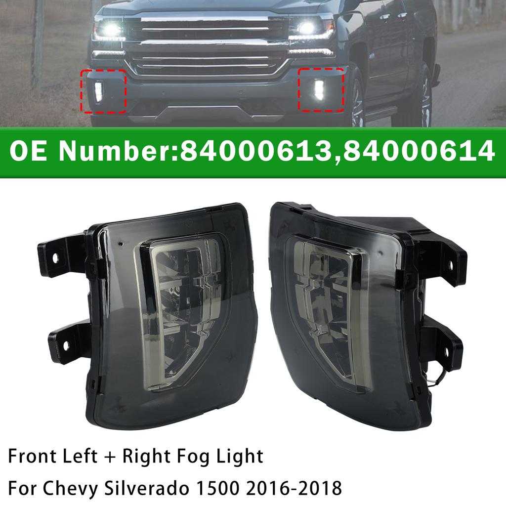 Передний противотуманный фонарь 84000613 84000614 Для Chevy Silverado 1500 2016‑2018