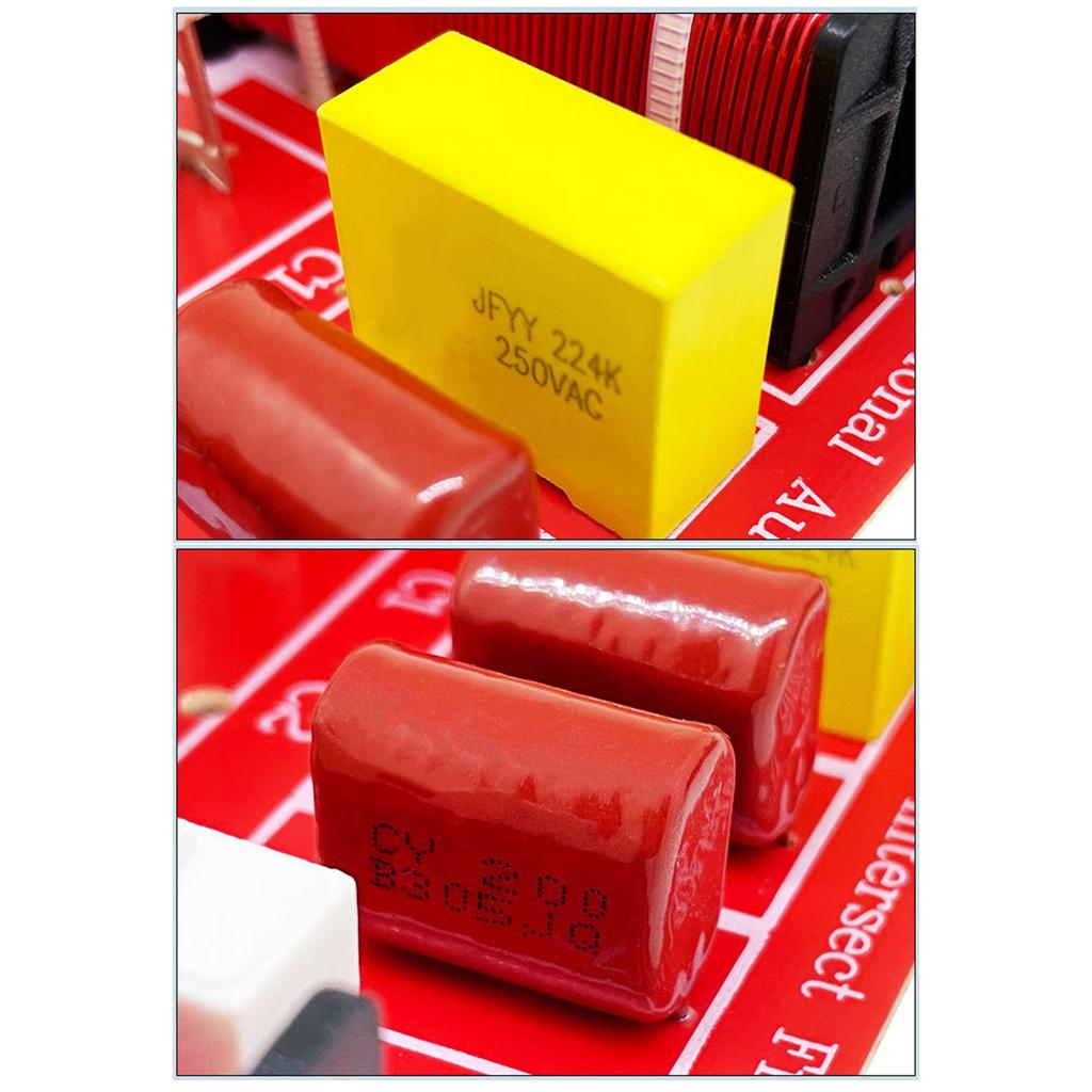 400W Adjustable Speaker Treble/Bass Audio Frequency Divider 2 Way Crossover Filters