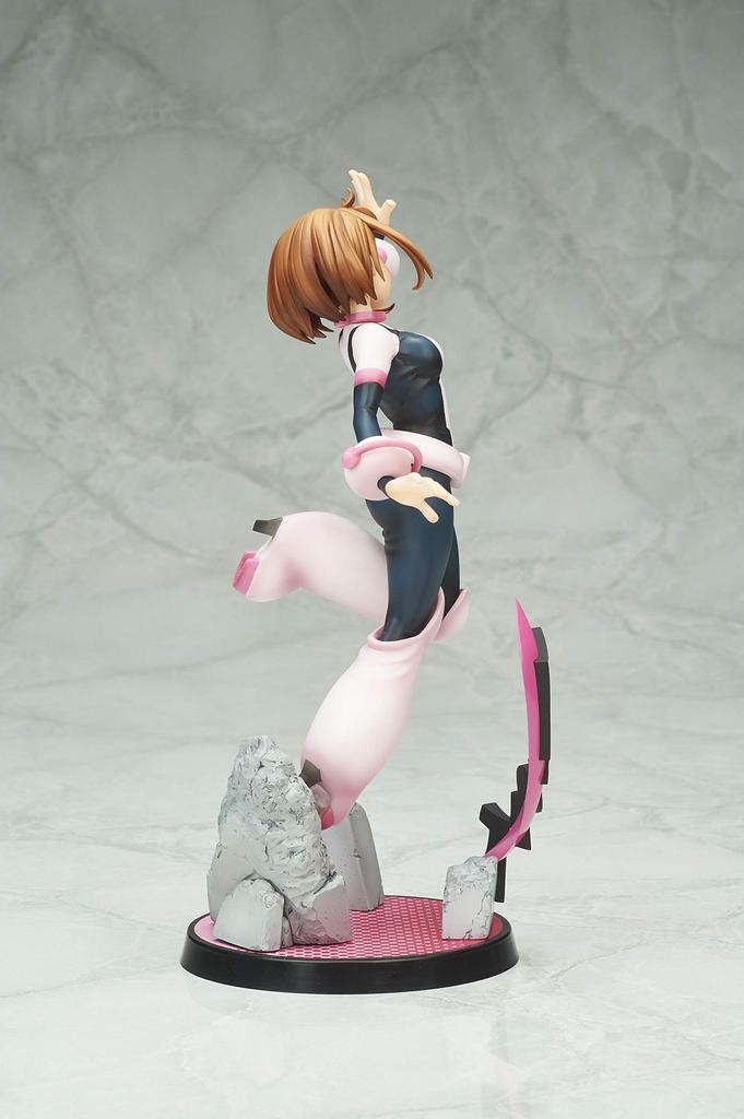 Bell Fine My Hero Academia Uraraka Ochako Hero Suit масштаб ПВХ окрашенный готовый продукт фигурка перепродажа Ver. 1/8
