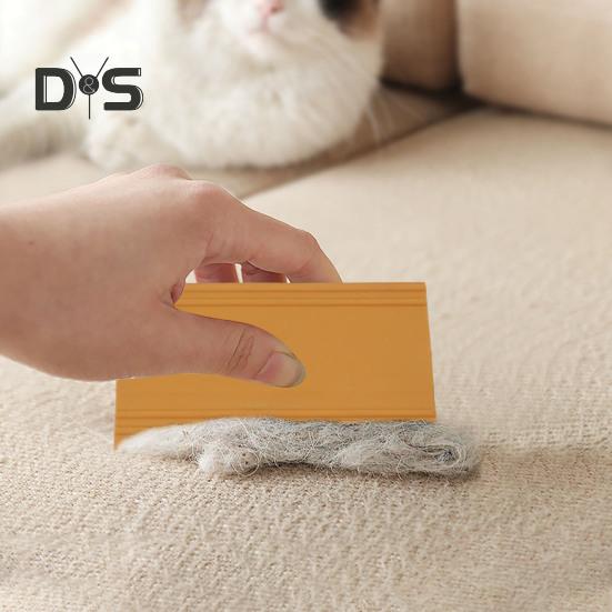 Инструмент для удаления шерсти домашних животных, портативный скребок для ковров, многоразовые коврики для кошек, щетка для чистки шерсти для дивана, салона автомобиля, кровати для домашних животных