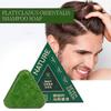 Qilv Platycladus Leaves Shampoo Bar Hair Wash Xinjiang Usman Grass Polygonum Multiflorum Herbal Handmade Hair Strengthening Shampoo Bar