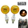 2 Pcs Universal Motorcycle Turn Signal Light Indicator Light For GN125 Cafe Racer For Harley Lamp Super Bright