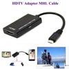 Видео Компьютер Смартфон 1080P HDTV Micro USB в HDMI Кабель-конвертер MHL Адаптер