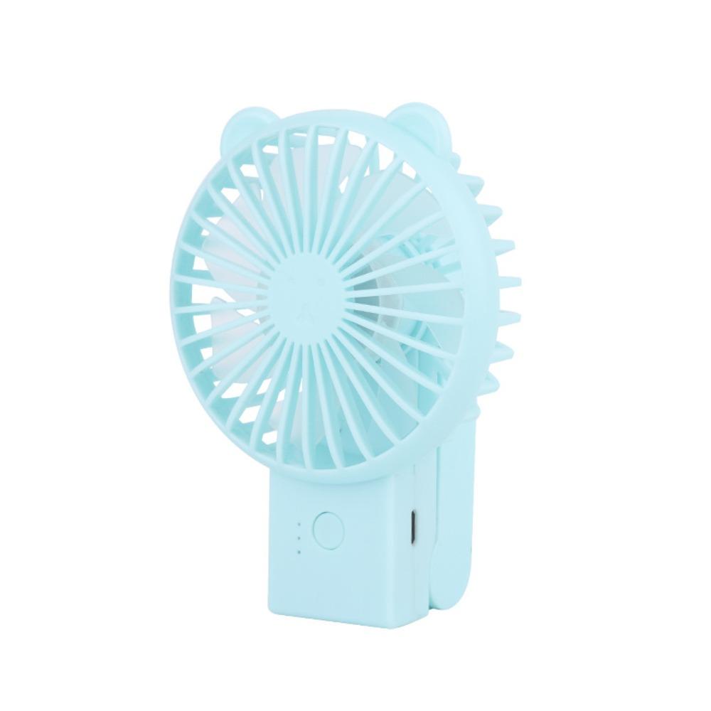 USB Rechargeable Portable Fan Air Cooler Handheld Fan Foldable Fan for Camping Office Outdoor