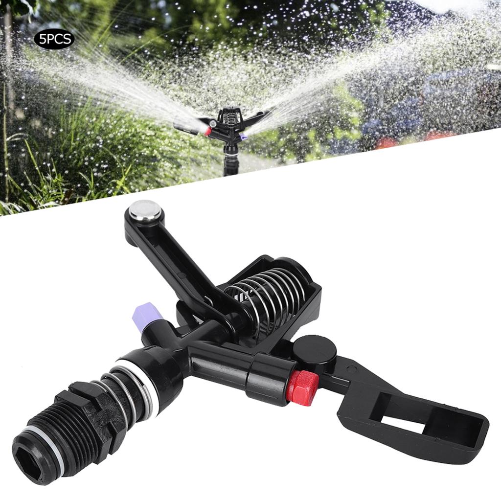 5 шт. вращающийся кулисный распылитель 3/4 дюйма DN20 наружная резьба для сельскохозяйственного орошения