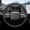 Для Toyota bZ3X 2026 2026 Ультратонкая кожаная накладка на руль Дышащие накладки на ручки салона автомобиля Автоаксессуары