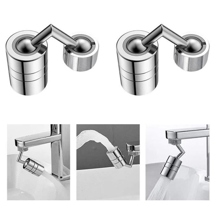 Aérateur de robinet - Mo Filusseur - Tête amovible - Rotation 720° - Économie d'eau 30-70% - Intérieur