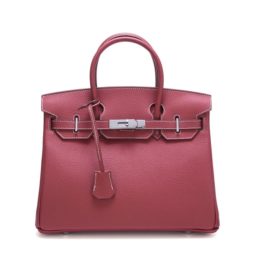 Новая серебряная пряжка металлическая платиновая сумка из натуральной кожи большая вместительная ручная женская сумка с узором личи верхний слой коровьей кожи сумка через плечо