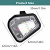 2PCS For VW Passat B7 CC Scirocco Jetta EOS LED Side Rearview Mirror Floor Ground Lamp Puddle Welcome Light