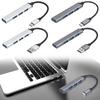 4-Port USB 3.0 Hub Adapter 5Gbps USB Data Hub USB C To USB Hub Multiple USB 3.0 Hub USB Port Expander for Laptop and PC