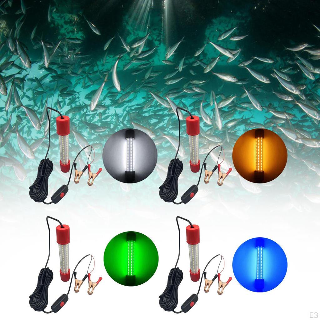 Подводная лампа для поиска рыбы 12 В 13 Вт Светодиодный погружной светильник для рыбалки