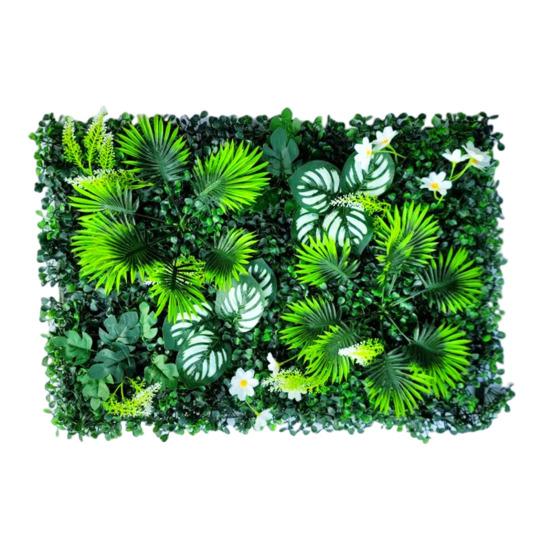 40x60CM Artificial Plants Wall Panel Realistic Fake Greenery Grass Wall