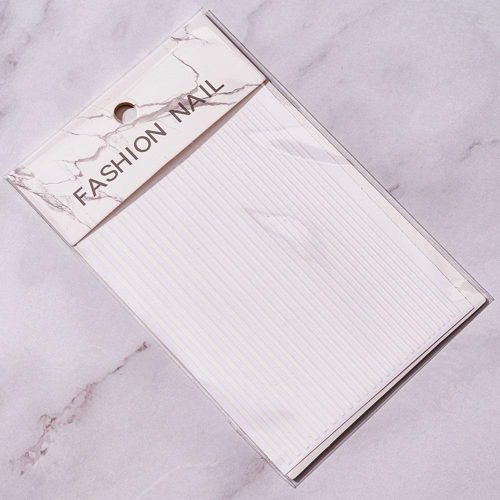 1 шт., серебряные, золотые линии, полосы, 3D наклейки для ногтей, геометрические волнистые звезды, сердце, самоклеющиеся слайдеры, бумага, переводные наклейки для дизайна ногтей