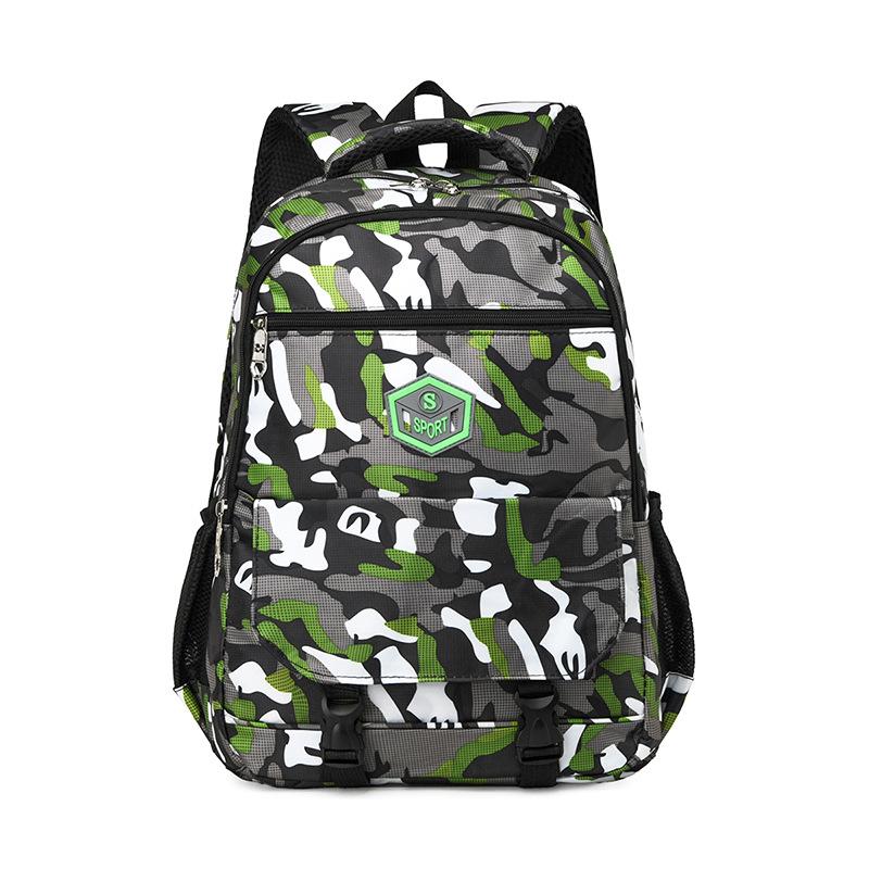 Рюкзак большой емкости Школьный рюкзак для средней школы Рюкзак для путешествий на открытом воздухе Мужская и женская школьная сумка для студента колледжа