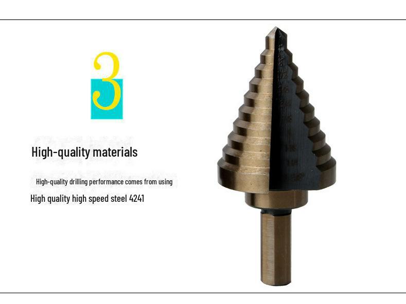 Набор из 5 британских ступенчатых сверл Pagoda Twist Drill Bit