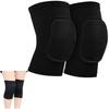 Breathable Knee Protector Set for Both Unisex Shock Ideal for Mountain and Compression Design Stays In Place Pads, Knees, (Size M/All Black),