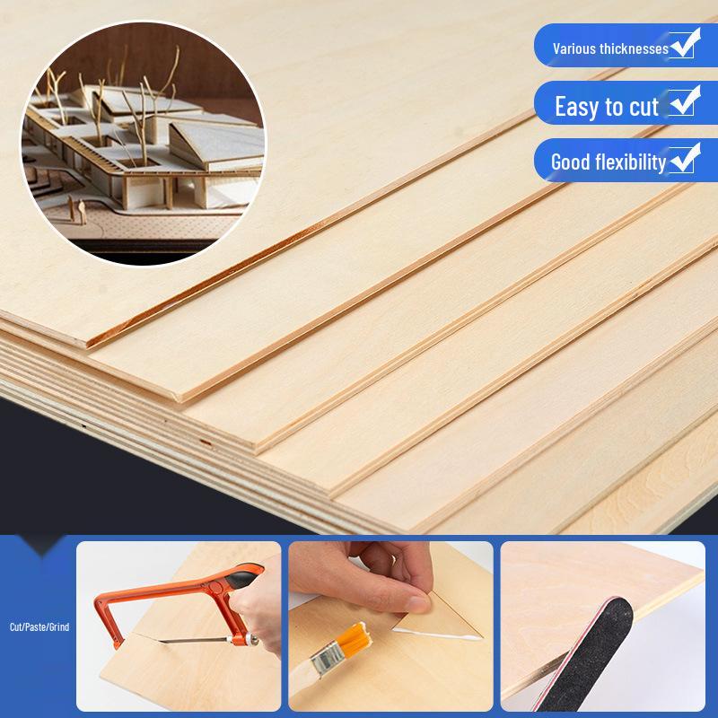 High-Density Synthetic Poplar Plywood for Sand Table Model Building & Laser Engraving