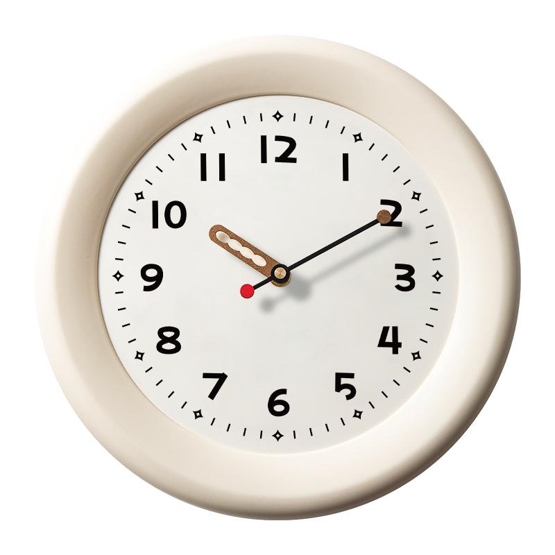Креативное украшение для гостиной, бытовые часы, настенные часы, стильные атмосферные настенные часы, настенные часы в кремовом стиле