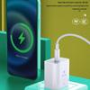 Набор быстрой зарядки 35 Вт для iPhone 17: Включает 16 кабелей для передачи данных и 15 головок зарядного устройства PD20W с функцией быстрой зарядки
