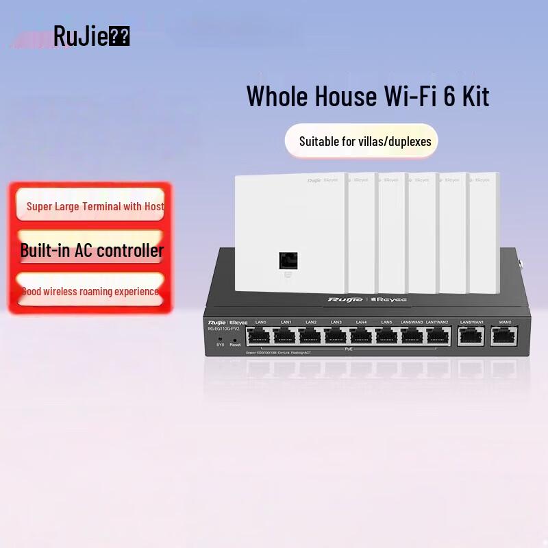 Ruijie RG-EAP162(G)V2 WiFi 6 Whole-Home Wireless AP System