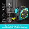 5m Scalable Inch/Meter Tape Measure Tool DT10 2 In 1 Laser Distance Meter 40m Portable Digital Rangefinder