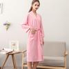 Newly Designed Spring and Autumn Home Wear Nightgown Waffle Bathrobe Quick-drying Couple Pajamas